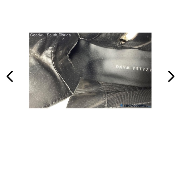 Azalea wang Pollux black ankle boots no laces - Picture 7 of 8